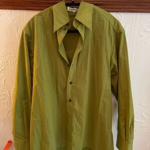 Cawley Studios Green Button Up Players Shirt